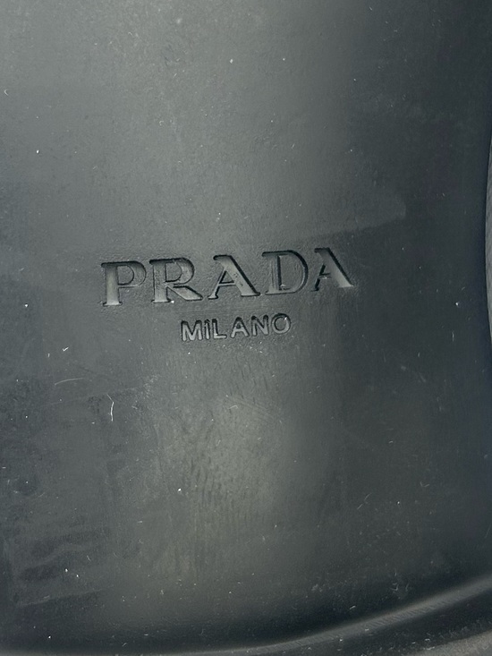 PRADA Saffiano Logo Loafers Shoes in Black Men's 9.5, #2DC135
